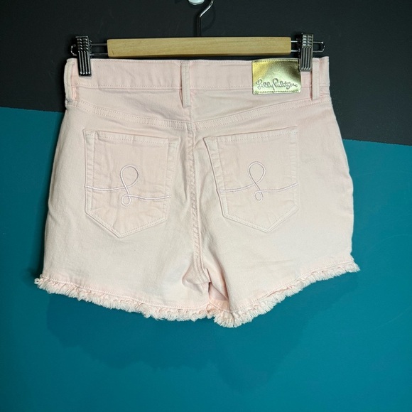 NWT Lilly Pulitzer Pink Jean Shorts size 0 - Picture 5 of 10